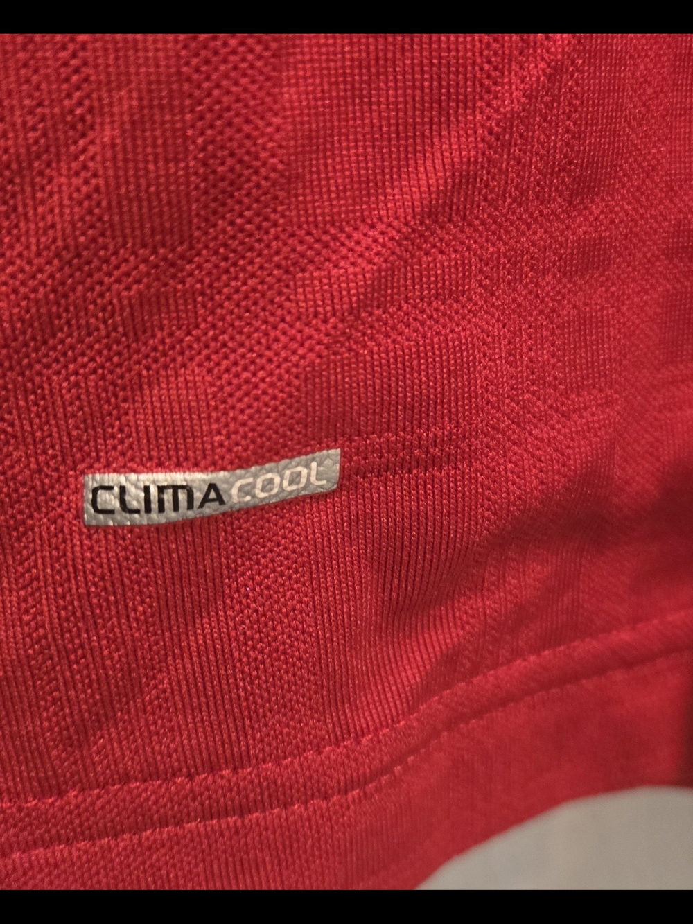 Adidas Red ClimaCool Golf Polo